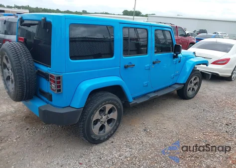 2017 Jeep Wrangler Unlimited Sahara 4X4 из США, поврежденный, VIN 1C4BJWEG7HL706990